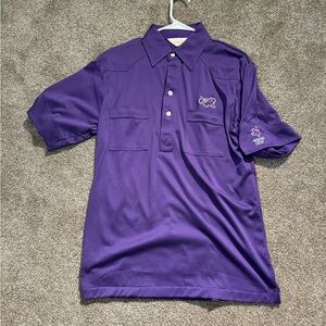 Men’s TCU embroidered golf polo medium